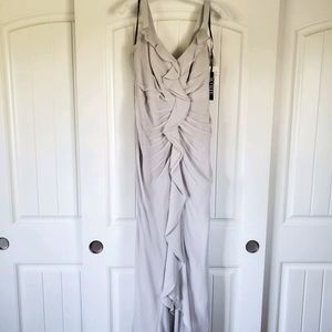 Vera Wang Grey Dress